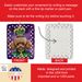 Poodle King Of Mardi Gras Porcelain Ornament Christmas Tree Hanging Decorations For Home Christmas Holiday, Rectangle, Gift, Multicolor_maomaolike.com