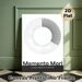 Memento Mori Themed Painting Poster, Minimalist Black-and-white Circular Numbered Design Poster, Thought-provoking Reminder To Cherish Time, Ideal For_maomaolike.com