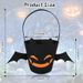 Halloween Trick-or-Treat Candy Bags, Pumpkin Bat Felt Candy Bags, Ghost Bag, Haunted Witch Halloween Decor Handbags, Tote Bucket_maomaolike.com