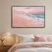 Art Beach Ocean Landscape Print Tropical Sea Waves Picture For Living Room Office Wall Hanging 40x60cm Framed_maomaolike.com