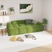 Modern Sofa Bed,Velvet Sleeper Couch,3 Seater Tufted Sofa,And Adjustable Backrests For Small Spaces, Living Room, Bedroom_maomaolike.com