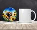 Leonberger In Sunflowers Large Sandstone Coasters Pack Of 4 Absorbent Round Coasters Decor Gifts For Men Or Women, 4 In, Multicolor_maomaolike.com