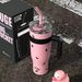 LUSQI 1200ml Water Stainless Steel With Handle&Straw Thermos Bottle For Coffee Tea_maomaolike.com