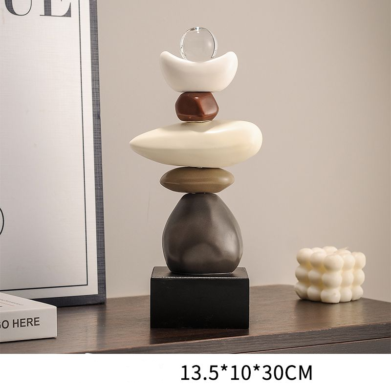 Fortune-Attracting Ornament High-End Niche Study Room Living Room Desktop Entrance Wine Cabinet TV Cabinet Office Soft Decoration_maomaolike.com
