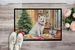 Japanese Spitz Christmas Cookies Doormat Front Door Mat Indoor Outdoor Rugs For Entryway, Non Slip Washable Low Pile, 24H X 36W_maomaolike.com