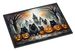 Keeshond Spooky Halloween Doormat Front Door Mat Indoor Outdoor Rugs For Entryway, Non Slip Washable Low Pile, 24H X 36W_maomaolike.com