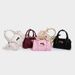 2026 Spring Summer New Niche Texture Ballet Bowling Heart Sweet Cool Bowknot Crossbody Bag_maomaolike.com