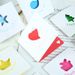 Creative Colorful Hollow Foldable Small Christmas Thanksgiving Valentine's Day Greeting Heart Card Wholesale_maomaolike.com