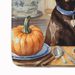 Chocolate Lab Fall Kitchen Pumpkins Memory Foam Kitchen Mat Machine Washable Anti-Fatigue Mat Cushion Comfort Bath Mat Or Kitchen Rug_maomaolike.com