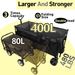 51-inch Extended Heavy-Duty Foldable Utility Wagon - 480lbs Capacity, Patented Ultra-Stable Frame, 1:6 Space-Saving Fold & 7" All-Terrain Wheels, No Assembly Needed, Black- Gray_maomaolike.com