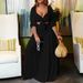 Women's Clothing women's summer fashion casual street suit pleated sexy solid color foreign trade two piece suit_maomaolike.com