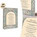 Ten Commandments Painting Poster, Vintage Floral Border Religious Text Poster, Inspirational Spiritual Decor Ideal For Home, Prayer Room_maomaolike.com