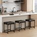 2 Pack Vanity Stool Chair, Makeup Stool, Leather Vanity Stool, Modern Foot Stool For Vanity Makeup, Living Room, Bedroom And Entryway, Barstools_maomaolike.com
