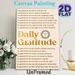 Daily Gratitude Painting Poster, Warm-toned Typographic & Zen Sun Graphic Poster, Encourages Positive Mindset, Ideal For Living Room, Bedroom And_maomaolike.com