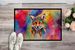 Hippie Animal Fox Doormat Front Door Mat Indoor Outdoor Rugs For Entryway, Non Slip Washable Low Pile, 24H X 36W_maomaolike.com