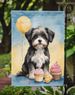 Havanese Happy Birthday Garden Flag Mailbox Flag Decorative Yard Flag Banner Outside Patio Artwork Yard Flower Beds, Garden Size, Multicolor_maomaolike.com