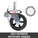 VEVOR 4 Pack Scaffolding Caster Wheels 8 X 2 Inch With Dual Locking Rubber Swivel Caster 360 Degrees Heavy Duty Casters 1100LBS Capacity Per Wheel_maomaolike.com