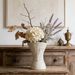 French Vintage Embossed Vase Elegant Ceramic Decor · Timeless & Sophisticated_maomaolike.com