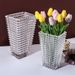 Home Transparent Crystal Glass Vase Nordic Light Luxury Ins Style Living Room Hotel Arrangement Ornament Fresh Flower_maomaolike.com