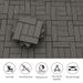 Wood Plastic Composite Deck Tiles Set Of 20pcs, Composite Decking Resist Rust, Patio Flooring Outdoor Waterproof, Floor Tiles For Balcony, Backyard, Indoor And Outdoor Use, 12x12in_maomaolike.com