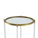 D16x39.5 3- Ties Shelf Luxurious White And Gold_maomaolike.com