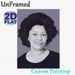 Black Woman Portrait Painting Poster, Monochrome Stylized Illustrated Portrait Poster, Elegant Decorative Piece Ideal For Living Room, Home Office_maomaolike.com