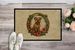 Norfolk Terrier Christmas Flowers Doormat Front Door Mat Indoor Outdoor Rugs For Entryway, Non Slip Washable Low Pile, 24H X 36W_maomaolike.com