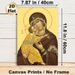 Religious Madonna And Child Painting Poster, Traditional Orthodox-style Sacred Scene Poster, Serene Spiritual Artwork Suitable For Home, Prayer Space_maomaolike.com
