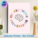 Inspirational Brain Themed Painting Poster, Colorful Circular Lettering With Brain Graphic Poster, Conveys Inclusive Mindset, Ideal For Office, Study_maomaolike.com
