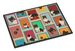Lots Of Tricolor Sheltie Doormat Front Door Mat Indoor Outdoor Rugs For Entryway, Non Slip Washable Low Pile, 24H X 36W_maomaolike.com