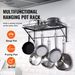 VEVOR Pot Rack Wall Mounted, 24 Inch Pot And Pan Hanging Rack, Pot And Pan Hanger With 12 S Hooks, 55 Lbs Loading Weight, Ideal For Pans, Utensils, Cookware In Kitchen_maomaolike.com
