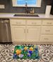 Tennessee Iris In Watercolor Memory Foam Kitchen Mat Machine Washable Anti-Fatigue Mat Cushion Comfort Bath Mat Or Kitchen Rug_maomaolike.com