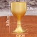High-end Brass Smooth Surface Goblet White Large Medium Small Copper Craft Ornament Mini Wine Glass Wholesale_maomaolike.com