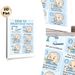 Teeth Brushing Guide Painting Poster, Light-toned Cartoon Step-by-step Instruction Poster, Practical Oral Care Guidance, Suitable For Bathroom_maomaolike.com