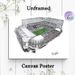 Soccer Stadium Painting Poster, Hand-drawn Realistic Sketch Poster, Detailed Football Stadium Artwork, Ideal For Sports Enthusiasts' Home, Office Or_maomaolike.com