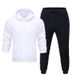 Men's Clothing men's casual sports fitness solid color sweatshirt suit hooded sweatshirt_maomaolike.com