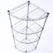 4-Tier Corner Storage Shelves, Wire Shelving Unit, Metal Shelf, Steel Storage Rack For Laundry Bathroom Kitchen Silver_maomaolike.com