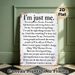 Self-acceptance Quote Painting Poster, Vintage Distressed-edge Inspirational Text Poster, Heartfelt Self-empowering Message, Ideal For Home, Bedroom_maomaolike.com