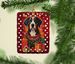 Entlebucher Mountain Dog Holiday Christmas Porcelain Ornament Christmas Tree Hanging Decorations For Home Christmas Holiday, Rectangle, Gift, Multicolor_maomaolike.com