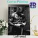 Motivational Boxer Painting Poster, Monochrome Powerful Athlete Locker Room Scene Poster, Inspiring Focus, Discipline, Consistency Quote Ideal For_maomaolike.com