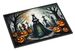 Evil Queen Spooky Halloween Doormat Front Door Mat Indoor Outdoor Rugs For Entryway, Non Slip Washable Low Pile, 24H X 36W_maomaolike.com