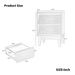 2 Set Nightstands Features Vintage-style And Bevel Design, Made Of MDF, Mid Century Modern Nightstand, Night Stand For Bedroom_maomaolike.com