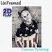 Patriotic Figure Painting Poster, Vintage Grunge Mesh-style Poster, Distressed Artistic Design With US Flag Elements, Ideal For Living Room, Studio_maomaolike.com