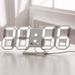 Auto-Sensing Digital LED Clock With 3D Display, Multi-Function, Wall/Table Dual Use, 12 Color Options_maomaolike.com