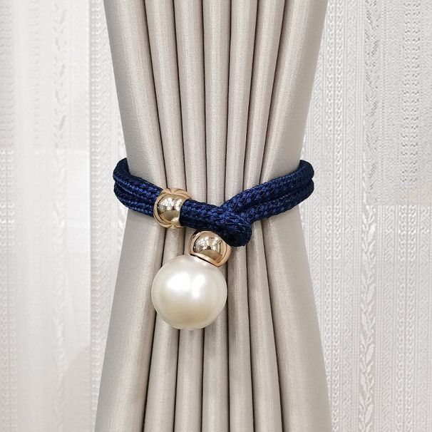 Creative Night Pearl Tiebacks Simple No-Installation Accessories Curtain Ties_maomaolike.com