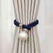 Creative Night Pearl Tiebacks Simple No-Installation Accessories Curtain Ties_maomaolike.com