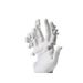 Creative White Mosaic Mechanical Palm Ornament Home For Living Room Bedroom Entrance Hotel Simple Decoration_maomaolike.com