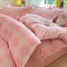 New Class A Washed Bedding Set, Four-Piece Student Dormitory Duvet Cover, Thickened Brushed Cotton Three-Piece Bed Sheet Set_maomaolike.com