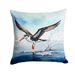 Black Skimmer Throw Pillow Machine Washable, Indoor Outdoor Decorative Pillow For Couch, Bed Or Patio, 14Hx14W_maomaolike.com