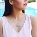 Huitan Silver Color Love Heart Necklace For Women Full With Sparkling CZ Engagement Wedding Bridal Necklaces New Fashion_maomaolike.com